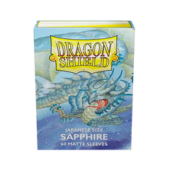 Dragon Shield Matte Sapphire Japanese Size 60ct Card Sleeves