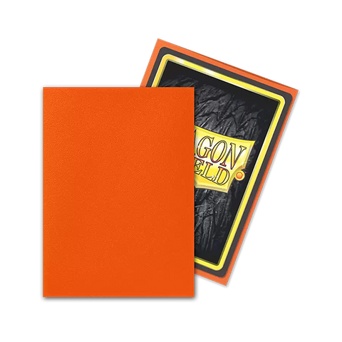 Dragon Shield Matte Tangerine Standard Size 100ct Card Sleeves