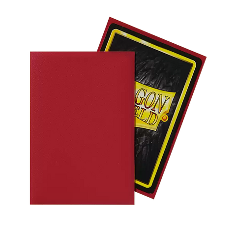Dragon Shield Matte Red Standard Size 100ct Card Sleeves