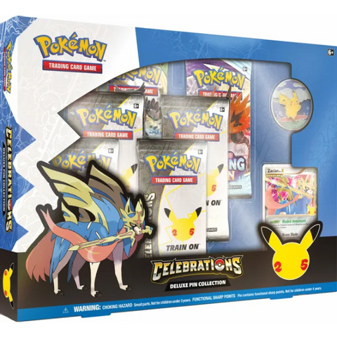 Pokemon Celebrations Deluxe Pin Collection [Zacian LV. X]