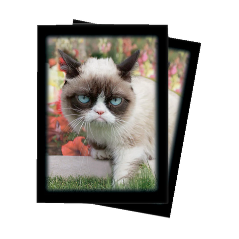 Ultra Pro Grumpy Cat Flowers Standard Deck Protectors Card Sleeves 50 Pack