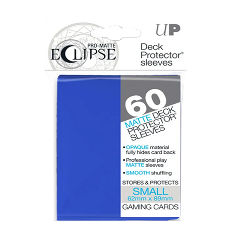 Ultra Pro Matte Eclipse Pacific Blue Small Deck Protector Sleeves 60 Pack