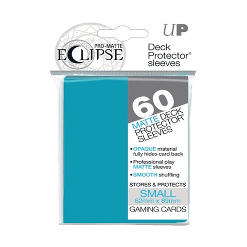 Ultra Pro Matte Eclipse Sky Blue Small Deck Protector Sleeves 60 Pack