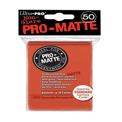 Ultra Pro Matte Small Deck Protectors Card Sleeves peach 50 Pack