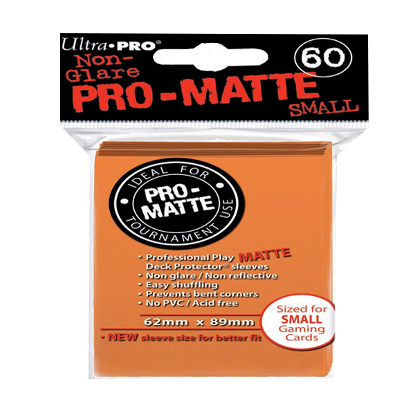 Ultra Pro orange Deck Protectors Card Sleeves 60 Pack