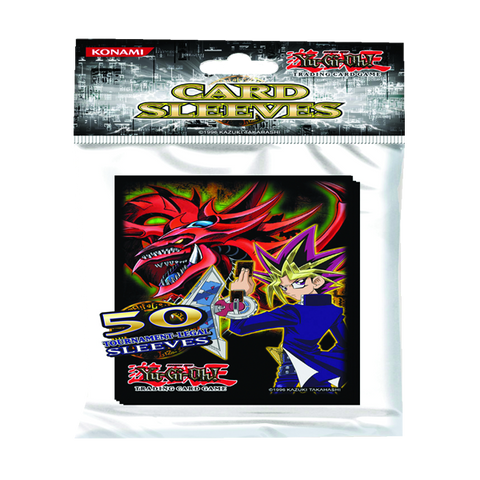 YuGiOh Yugi & Slifer Card Sleeves 50 pack