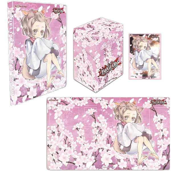 YuGiOh Ash Blossom Bundle Playmat Deck Box Portfolio Album Sleeves