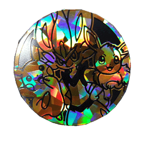 Pokemon Battle Academy 2022 Jumbo Coin Pikachu Cinderace Eevee
