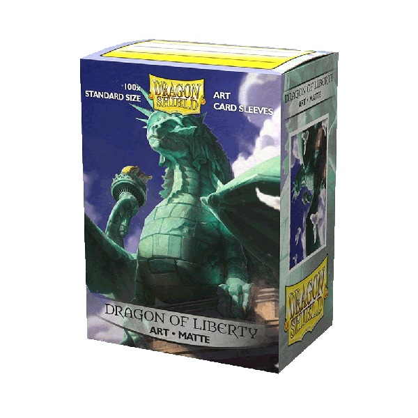 Dragon Shield Matte Art Dragon of Liberty Statue Standard Size 100ct AT-12052