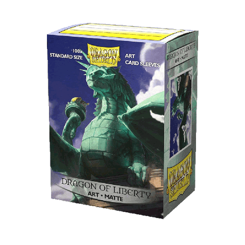 Dragon Shield Matte Art Dragon of Liberty Statue Standard Size 100ct AT-12052