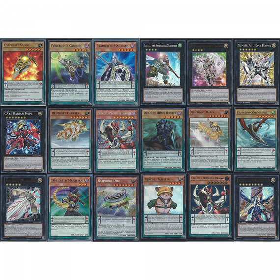 Yu-Gi-Oh Effect Fusion Link Cards Yu-Gi-Oh! Mystery Deck - 40-Card Main Deck  + 12-15 Card Extra Deck, Japanese Size, English Language Yu-Gi-Oh Card Lot