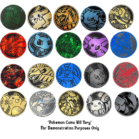 Pokemon 10 Official Collectible Pokemon TCG Coins Set