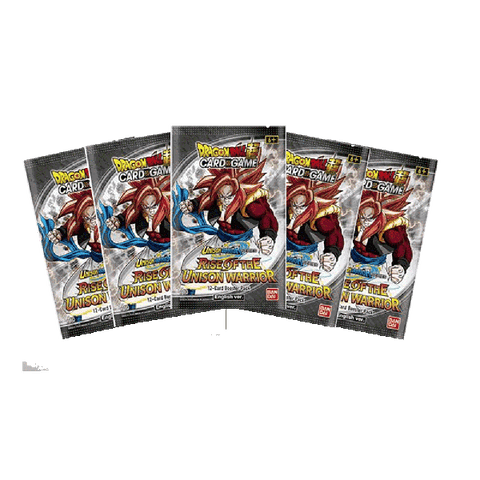 x5 Dragon Ball Super Rise of the Unison Warrior 2nd Edition Booster Packs