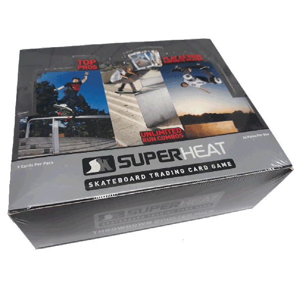Superheat Skateboarding Trading Card Game Throwdown Booster Box