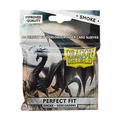 Dragon Shield Perfect Fit Smoke Standard Size 100ct Card Sideloaders Sleeves